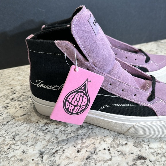 Straye Highland Purple/Black High Top Skate Shoe Men’s Size 9 US. NWOT. - Picture 6 of 9